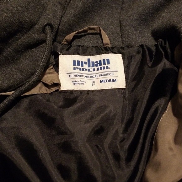 💥Young mens urban pipeline casual hooded jacket - Picture 2 of 3